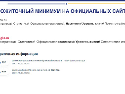 Установление прожиточного минимума