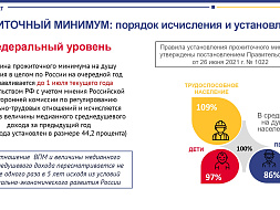 Установление прожиточного минимума
