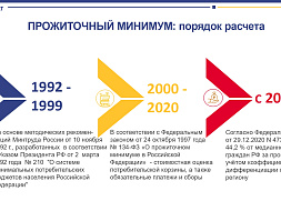 Установление прожиточного минимума